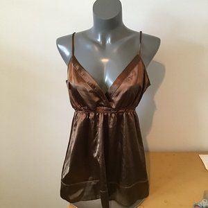 Gegrge Brown Satin Camisole